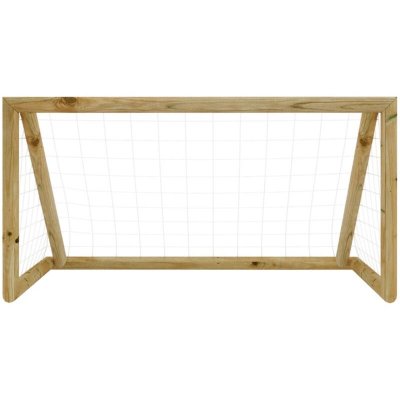 VIDAXL  But De Football Avec Filet 160x100x80 Cm Bois De Pin Impr&eacute;gn&eacute;