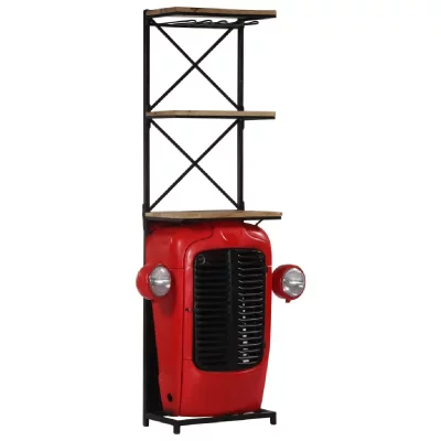 VIDAXL  Cave &Agrave; Vin Tracteur 49x31x172 Cm Bois Massif De Manguier