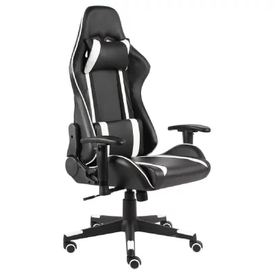 VIDAXL  chaise de jeu pivotante blanc pvc