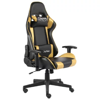 VIDAXL  chaise de jeu pivotante dor&eacute; pvc 20492