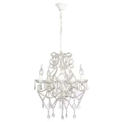 VIDAXL  - Chandelier avec 2800 cristaux E14 Blanc