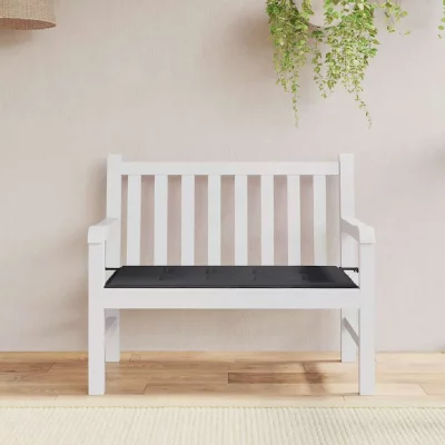 VIDAXL  - Coussin de banc de jardin Noir 100 x 50 x 3 cm Noir