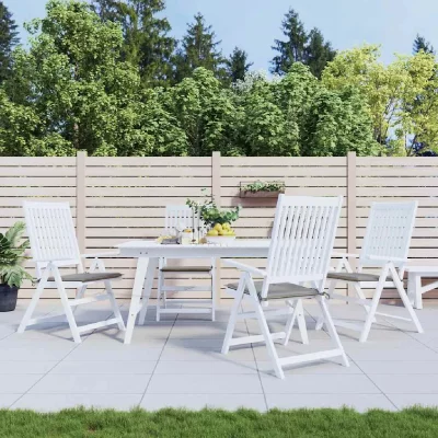 VIDAXL  - Coussins de chaise de jardin 4 pcs Gris 40x40x3 cm Gris