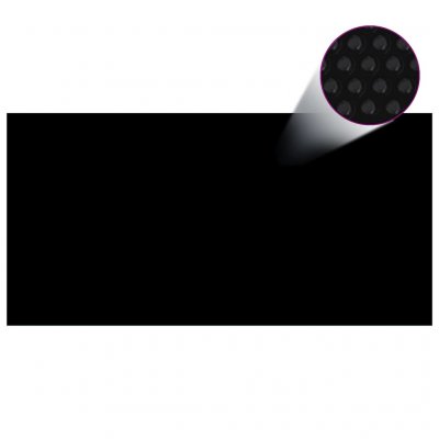 VIDAXL  couverture de piscine rectangulaire 1200x600 cm pe noir 92967