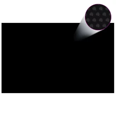VIDAXL  couverture de piscine rectangulaire 800x500 cm pe noir 92965