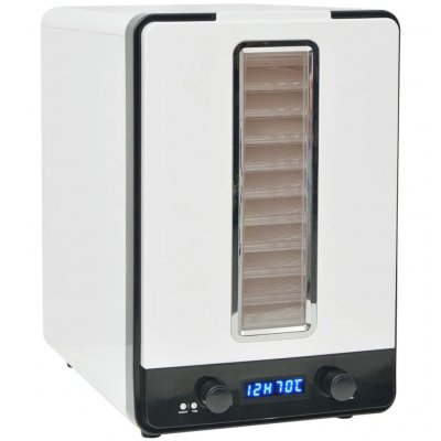 VIDAXL  - D&eacute;shydrateur alimentaire avec 10 plateaux 550 w Blanc Blanc