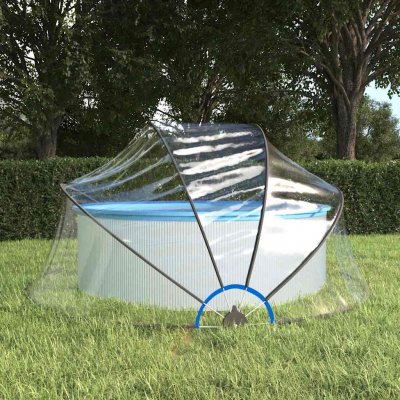 VIDAXL  d&ocirc;me de piscine rond 315x158 cm pvc