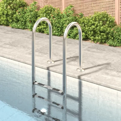 VIDAXL  &eacute;chelle de piscine 54x38x158 cm acier inoxydable 304