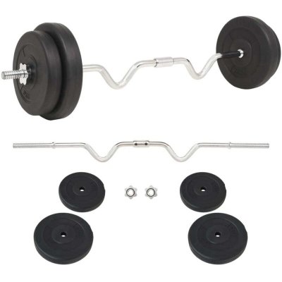 VIDAXL  ensemble d halteres 30 kg