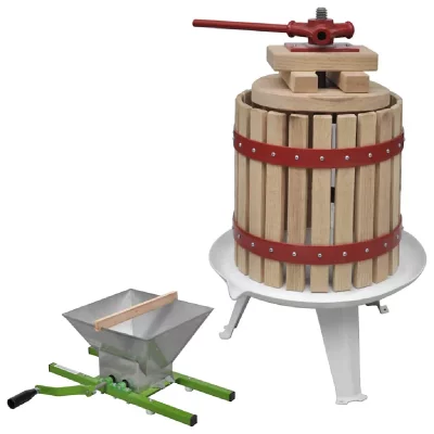 VIDAXL  ensemble de 2 presse-agrumes et presse &agrave; fruits 277149