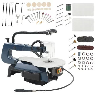 VIDAXL  ensemble de scie &agrave; chantourner 108 pcs 125 w 252 mm 142322