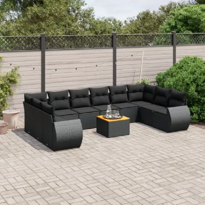 VIDAXL  Ensemble Salon de Jardin 11 Pcs