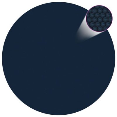 VIDAXL  film solaire de piscine flottant pe 527 cm noir et bleu 527 cm