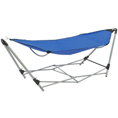 VIDAXL  - Hamac avec support pliable Bleu Bleu