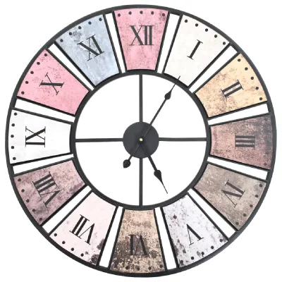Vidaxl - Horloge murale vintage avec mouvement &agrave; quartz 60 cm xxl n/a