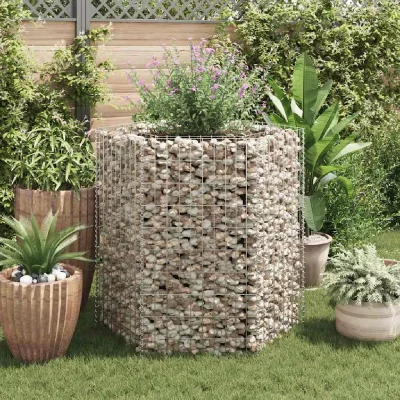 VIDAXL  jardini&egrave;re &agrave; gabion hexagonale 100 x 90 x 100 cm 142533
