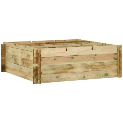 VIDAXL  Jardini&egrave;re Pour L&eacute;gumes Bois De Pin Impr&eacute;gn&eacute; 120x120x40 Cm