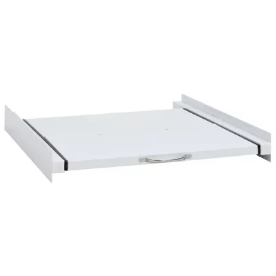 VIDAXL  kit pour tour de lavage-s&eacute;chage avec &eacute;tag&egrave;re coulissante 50450