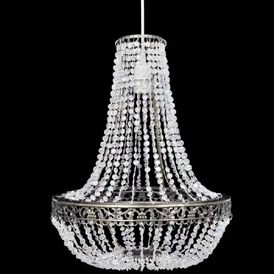 VIDAXL  lustre suspendu crystal 36,5 x 46 cm 241121