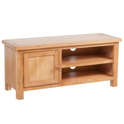 VIDAXL  meuble tv 103 x 36 x 46 cm bois de ch&ecirc;ne solide 241679