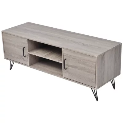 VIDAXL  meuble tv 120 x 40 x 45 cm gris 243449