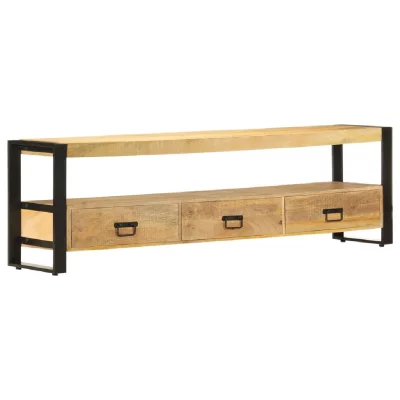 VIDAXL  - Meuble tv 150x30x45 cm Bois solide de manguier Brun