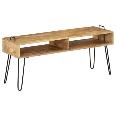 VIDAXL  meuble tv bois de manguier massif 110 x 35 x 45 cm 246021