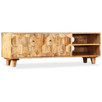 VIDAXL  - Meuble tv Bois massif de manguier 118 x 35 x 40 cm Brun