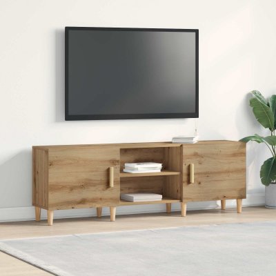 VIDAXL  - Meuble tv ch&ecirc;ne artisanal 150 x 30 x 50 cm Bois d'ing&eacute;nierie