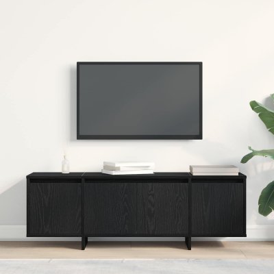  Vidaxl - Meuble tv Noir 120 x 30 x 40.5 cm Bois d'ing&eacute;nierie