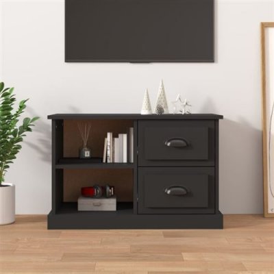  Vidaxl meuble tv noir 73x35,5x47,5 cm bois d'ing&eacute;nierie VIDAXL
