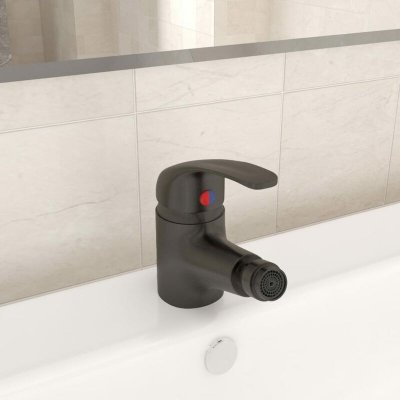 VIDAXL  Mitigeur de bidet de salle de bain Gris 13x12 cm 
