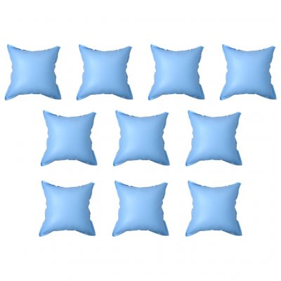 Vidaxl oreillers gonflables de housse de piscine hors sol 10 pcs pvc