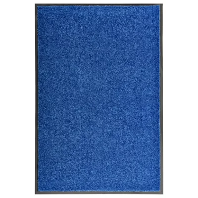 VIDAXL  - Paillasson lavable Bleu 60x90 cm Bleu