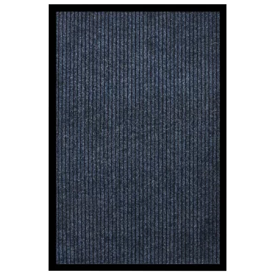 VIDAXL  - Paillasson ray&eacute; Bleu 80x120 cm Bleu
