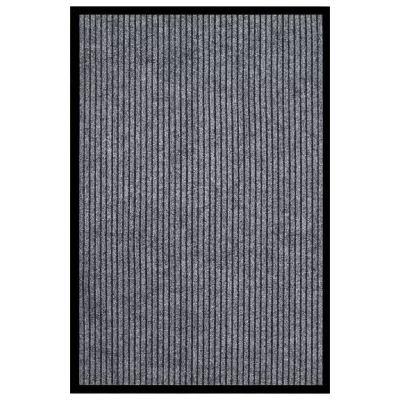 VIDAXL  - Paillasson ray&eacute; Gris 80x120 cm Gris