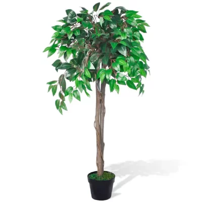 VIDAXL  palmier artificiel plastique avec pot 110 cm 241360