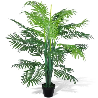 VIDAXL  palmier artificiel plastique avec pot 130 cm 241356