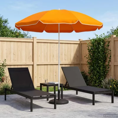 VIDAXL  Parasol De Jardin 160 Cm Polyester 170t Orange