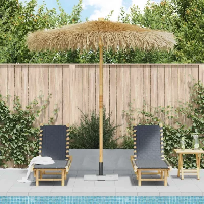 VIDAXL  Parasol En Bambou Avec Toit En Feuille De Bananier 270 Cm