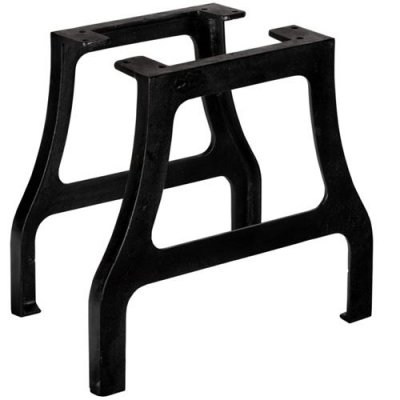 Vidaxl pied de table basse 2 pcs cadre en a fonte 245421