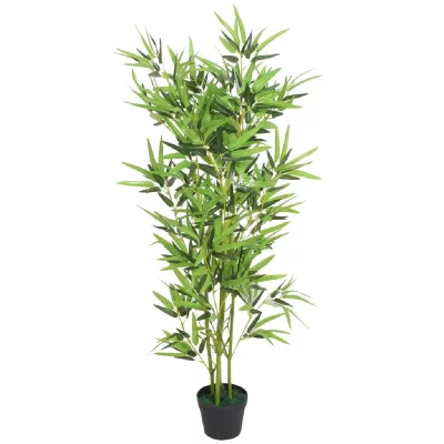 VIDAXL  plante artificielle avec pot bambou 120 cm vert 244456