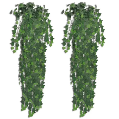 VIDAXL  - Plantes artificielles 2 pcs Lierre Vert 90 cm Green
