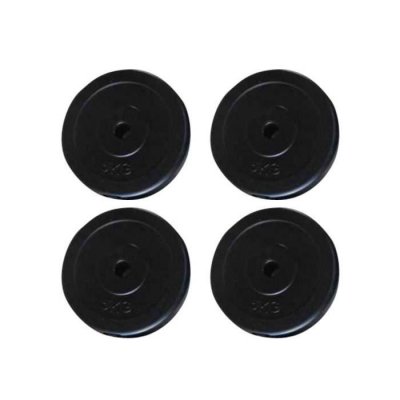 VIDAXL  plaque de poids 4 pcs 20 kg