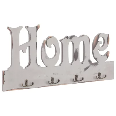 Vidaxl - Porte-manteau mural home 50x23 cm Blanc