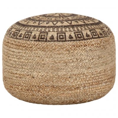 VIDAXL  - Pouf fait &agrave; la main Marron 45 x 30 cm Jute Brown