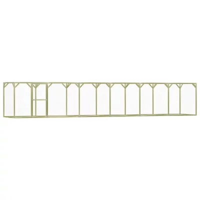 VIDAXL  - Poulailler 1,5x9x1,5 m Pin&egrave;de impr&eacute;gn&eacute;e n/a