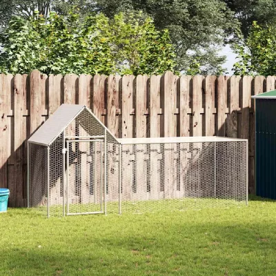 VIDAXL  - Poulailler 3 x 1 x 1,5 m Acier galvanis&eacute; n/a
