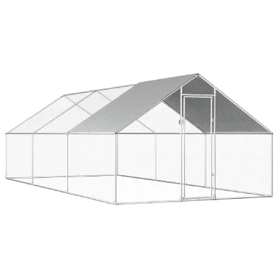 VIDAXL  - Poulailler d'ext&eacute;rieur 2,75 x 6 x 1,92 m Acier galvanis&eacute; n/a