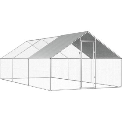 VIDAXL  - Poulailler d'ext&eacute;rieur 2,75 x 6 x 1,92 m Acier galvanis&eacute; n/a